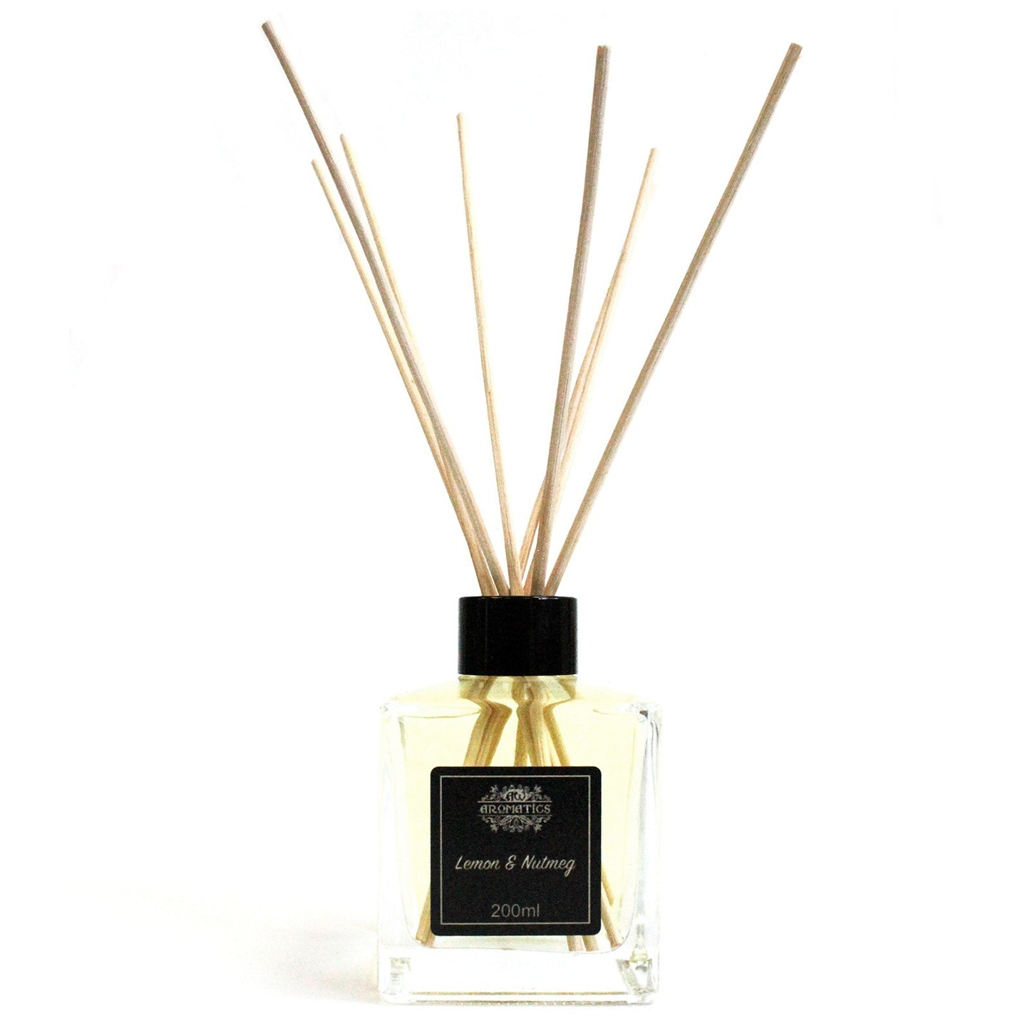200ml Lemon & Nutmeg Premium Essential Oil Reed Diffuser