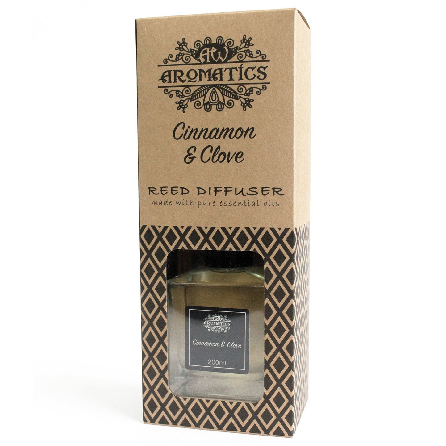 200ml Cinnamon & Clove Premium Essential Oil Reed Diffuser