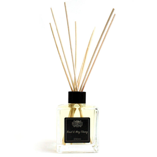 200ml Basil & Maychang Premium Essential Oil Reed Diffuser