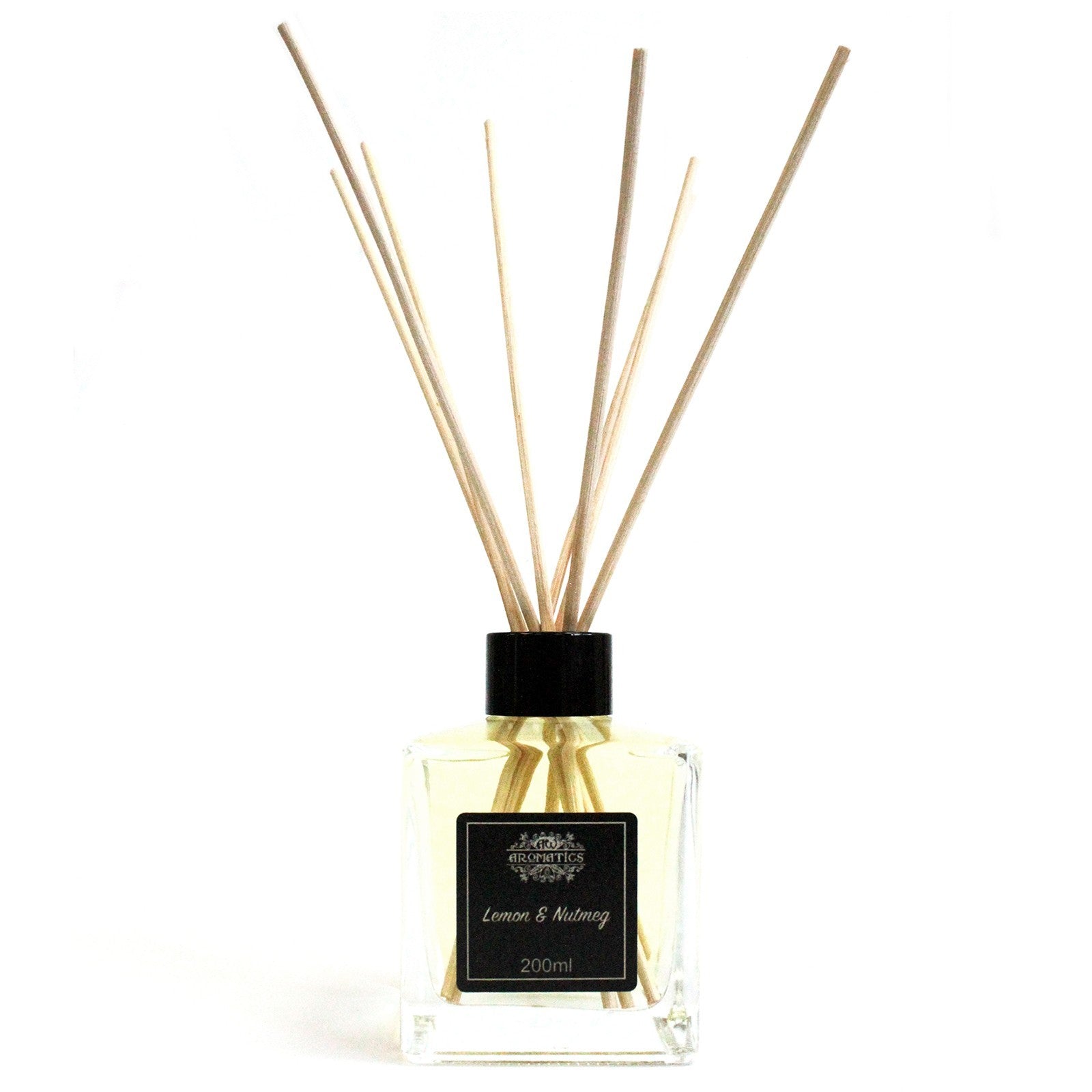 200ml Lemon & Nutmeg Premium Essential Oil Reed Diffuser
