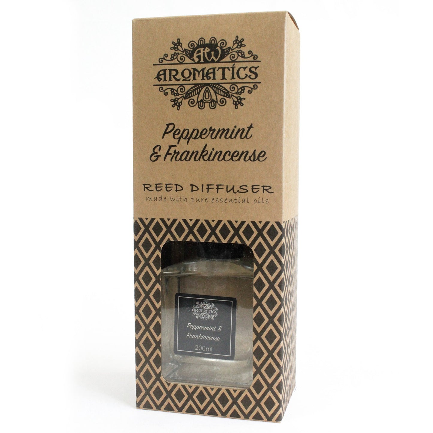 200ml Peppermint & Frankincense Premium Essential Oil Reed Diffuser