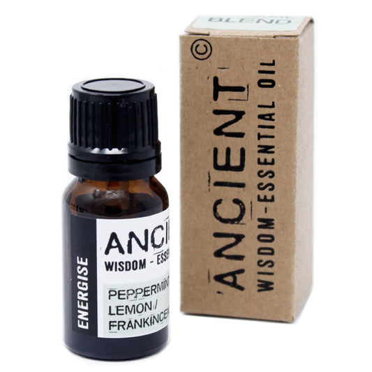 Energising Premium Essential Oil Blend - Boxed - 10ml